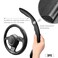Pincuttee Carbon Fiber Steering Wheel Cover 3PC Universal Non Slip Steering Wheel Protector Matte Black