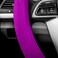 FH Group Universal Fit Silicone Snake Pattern with Massaging Grip Violet Steering Wheel Cover fits Most Cars SUVs Trucks and Vans Violet
