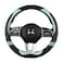 iwantit Iwantit Steering Wheel Cover with Carbon Fiber and AntiSlip Rubber RingUniversal Fit 14515 inches for CarsSUV Fruit Green