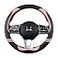 iwantit Iwantit Steering Wheel Covers with Carbon Fiber Universal Fit 14515 inches for CarsSUV Romantic Pink