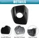 ACROPIX Front Left Exterior Door Handle Lock Cover Cap Replacement Fit for Audi A6 Pack of 2 Black