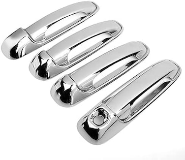 AONED Chrome Side Door Handle Cover Trims Fit for Dodge RAM 1500 2500 3500 20022008 Dodge Dakota 20052011 Durango 20042009
