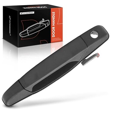 A-Premium APremium Front Passenger Exterior Door Handle Compatible with Chevy GMC 20072013 Silverado Sierra 1500 20072014 Silverado Sierra 2500HD 3500HD with Keyhole Textured Black