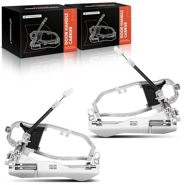A-Premium APremium Outside Door Handle Carrier Compatible with BMW E53 X5 20002006 Front Left and Right 2PC Set Replace 51218243615 51218243616