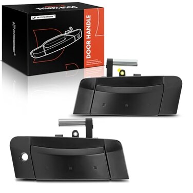 A-Premium APremium Outside Exterior Door Handles Compatible with Nissan 350Z 20032009 Smooth Black 2PC Set Front Driver and Passenger Side Replace 80607CD40A
