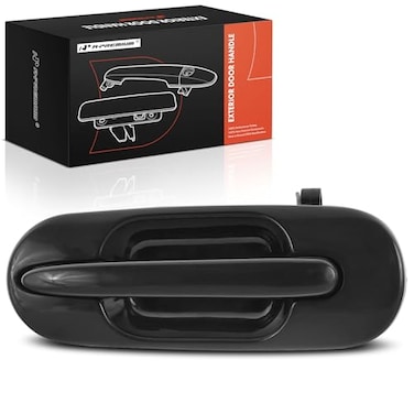 A-Premium APremium Rear Left Driver Side Exterior Door Handle Compatible with Honda CRV CRV 1997 1998 1999 2000 2001 Smooth Black Replace 72680ST0003