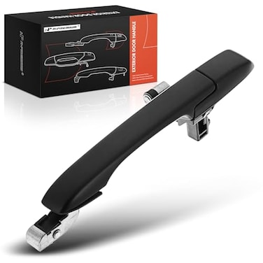 A-Premium APremium Rear Left Driver Side Exterior Door Handle Compatible with Honda CRV CRV 2002 2003 2004 2005 2006 Smooth Black Replace 72680S9A003 72680S9AJ01ZD