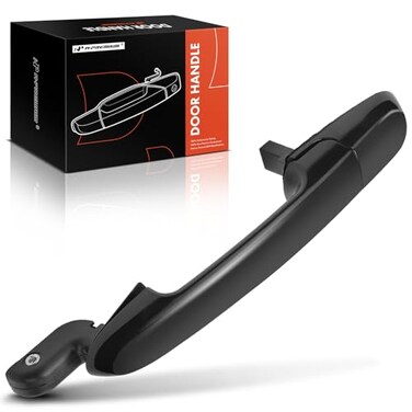 A-Premium APremium Rear Passenger Side Exterior Door Handle Compatible with Hyundai Accent 20062011 Primed Black Replace 836601E000