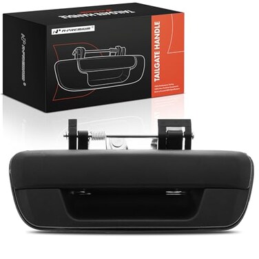 A-Premium APremium Tailgate Liftgate Latch Handle Compatible with 20042012 Chevy Colorado GMC Canyon Textured Black Handle Without Keyhole Replace 97319415