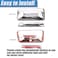 AUCERAMIC Chrome Tailgate Door Handle Cover Fit for 20142018 GMC Sierra 1500 2500HD 3500HD Chevy Silverado 1500 2500HD 3500HD with Keyhole and Camera Hole