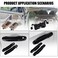 BJYXSHOP 7PCS Door Handle Kit for Toyota Sienna 19982003 Front Rear Left DriverRight Passenger Side Exterior Interior Door Handles Tailgate Handle Replace 80850 80357 80359 80533 80504 79600
