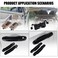 BJYXSHOP 7PCS Door Handle Kit for Toyota Sienna 19982003 Front Rear Left DriverRight Passenger Side Exterior Interior Door Handles Tailgate Handle Replace 80850 80357 80359 80533 80504 79600
