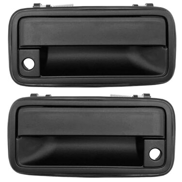 Cheriezing Exterior Door Handle Compatible with Select Chevy GMC Models 19882000 Tahoe Yukon C1500 C2500 C3500 K1500 K2500 K350015742229 15742230 Front Left Right Side Textured Black 2 Pcs