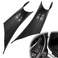 CmeRto ABS Interior Door Panel Handle Covers Left Front and Right Front Compatible with BMW 320328330335M3 20122018 BMW 428 435M4 20142017 Carbon Fiber Black