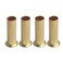 DEWHEL 4Pcs Door Hinge Bushing Inserts Brass For Jeep Wrangler TJ 19992006