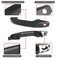 FAERSI Exterior Door Handle Front Left Driver Side with Key Hole Replacements Compatible with 20142020 Chevy Chevrolet Silverado Suburban Tahoe GMC Sierra Yukon Replace22923605 22929464