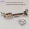 Lcyolada Chrome Exterior Door Handle for Toyota Camry 2012 2013 2014 2015 2016 2017 for Front Left Driver Side Door