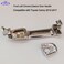 Lcyolada Chrome Exterior Door Handle for Toyota Camry 2012 2013 2014 2015 2016 2017 for Front Left Driver Side Door