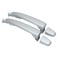 MOTOKU Set of 2 Rear Left Driver and Right Passenger Side Silver Shadow Pearl Exterior Sliding Door Handle Without Keyhole for Toyota Sienna 20042010