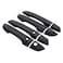 NewYall Carbon Fiber Exterior Door Handle Covers for Honda Civic 20162021 Outer Front Rear Left Driver and Right Passenger Side with Smart Keyhole