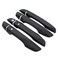 NewYall Carbon Fiber Exterior Door Handle Covers for Honda Civic 20162021 Outer Front Rear Left Driver and Right Passenger Side with Smart Keyhole