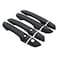 NewYall Carbon Fiber Exterior Door Handle Covers for Honda Civic 20162021 Outer Front Rear Left Driver and Right Passenger Side with Smart Keyhole