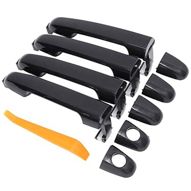 NewYall Pack of 4 Front Rear Left Driver Right Passenger Side Outside Exterior Door Handle for Hyundai Sonata 20052010