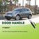 omoZone Exterior Door Handle Front Left Driver Side with Keyhole Smart Entry Keyless Compatible with 20102013 Nissan Rogue Replaces 80640CZ31B 80645CA000