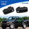 Osompar Exterior Door Handle Front Left Right Driver Passenger with Key Hole Black Compatible with Toyota Tacoma 19952004 Replaces 6922035020 6921035020