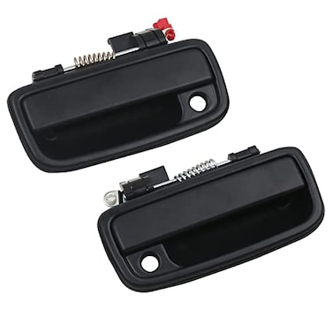 Osompar Exterior Door Handle Front Left Right Driver Passenger with Key Hole Black Compatible with Toyota Tacoma 19952004 Replaces 6922035020 6921035020