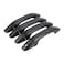REPAIROCK 4pcs Exterior Door Handle Cover Car Door Handle Protector for GMC Yukon 20152023 Chevrolet Silverado Suburban 20152023 GMC Sierra 1500 20142024 ABS Carbon Fiber Pattern Black