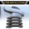 REPAIROCK 4pcs Exterior Door Handle Cover Car Door Handle Protector for GMC Yukon 20152023 Chevrolet Silverado Suburban 20152023 GMC Sierra 1500 20142024 ABS Carbon Fiber Pattern Black