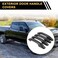 REPAIROCK 4pcs Exterior Door Handle Cover Car Door Handle Protector for GMC Yukon 20152023 Chevrolet Silverado Suburban 20152023 GMC Sierra 1500 20142024 ABS Carbon Fiber Pattern Black