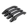 REPAIROCK 4pcs Exterior Door Handle Cover Car Door Handle Protector for GMC Yukon 20152023 Chevrolet Silverado Suburban 20152023 GMC Sierra 1500 20142024 ABS Carbon Fiber Pattern Black