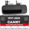 T1A Exterior Rear Driver Door Handle Replacement Compatible with 19972001 Toyota Camry Smooth Black Plastic OEM 6924033030