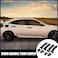 X AUTOHAUX 4pcs ABS Exterior Door Handle Trim Cover with Smart Keyhole 10th Gen for Honda Civic 2016 2017 2018 2019 2020 2021 with Smart Keyhole Carbon Fiber Pattern Black
