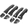 X AUTOHAUX 4pcs ABS Exterior Door Handle Trim Cover with Smart Keyhole 10th Gen for Honda Civic 2016 2017 2018 2019 2020 2021 with Smart Keyhole Carbon Fiber Pattern Black