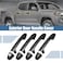 X AUTOHAUX 8pcs ABS Carbon Fiber Pattern Exterior Side Door Handle Cover Trim for Toyota Tacoma 20162021 Black Outer Door Handle Cover Decoration