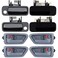 ECCPP Door Handles Exterior Interior Front Rear Driver Passenger Side for 1997 1998 1999 2000 2001 Camry8pcs