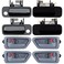 ECCPP Door Handles Exterior Interior Front Rear Driver Passenger Side for 1997 1998 1999 2000 2001 Camry8pcs