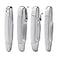 MNJWS Exterior Chrome Door Handle Compatible with 20072013 Chevy Avalanche Silverado Suburban Tahoe GMC Sierra Yukon Cadillac Escalade Pickup Truck SUV 4 PCS Front Rear Driver Passenger Side