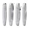 MNJWS Exterior Chrome Door Handle Compatible with 20072013 Chevy Avalanche Silverado Suburban Tahoe GMC Sierra Yukon Cadillac Escalade Pickup Truck SUV 4 PCS Front Rear Driver Passenger Side