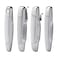 MNJWS Exterior Chrome Door Handle Compatible with 20072013 Chevy Avalanche Silverado Suburban Tahoe GMC Sierra Yukon Cadillac Escalade Pickup Truck SUV 4 PCS Front Rear Driver Passenger Side
