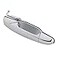 MNJWS Exterior Chrome Door Handle Rear Passenger Side Compatible with 20072014 Chevy Silverado Suburban Tahoe GMC Sierra Yukon Cadillac Escalade Replace 22738726 84053450 80547