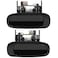LUJUNTEC Exterior Door Handles Rear Driver Passenger Side Replacement for 19982002 for Toyota Corolla Black2pcs