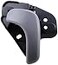 Dorman 81623 Front Passenger Side Interior Door Handle Compatible with Select ChryslerDodge Models Gray Textured