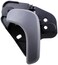 Dorman 81623 Front Passenger Side Interior Door Handle Compatible with Select ChryslerDodge Models Gray Textured