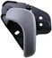 Dorman 81623 Front Passenger Side Interior Door Handle Compatible with Select ChryslerDodge Models Gray Textured