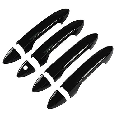 DLOVEG Car Door Handle Cover Compatible for Honda Accord 20132017Accessories Compatible for Honda Pilot 2022 20212016 Without Smart Key Holes Glossy Black
