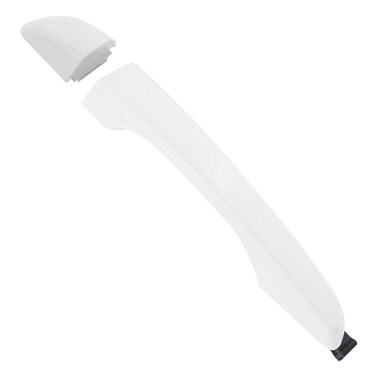 HFQPCO Exterior Outside Door Handle Rear Left Side Compatible with Hyundai Elantra 2017 2018 2019 2020 Replaces 82651F2020 82651F0010 Door Handle Cover White
